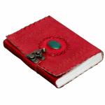 pranjals house Red Leather Handmade Diary 200 Pages