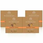 The Man Company Relaxing Oud Bath Soap Bar with Agarwood & Apricot ( Combo Pack of 4 ) for Long-Lasting Freshness | Glowing, Soft & Supple Skin | Refreshing Fragrance | All Skin Types-100gm-BUY 3 GET 1 FREE