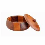 Techno Wood Industries Wooden Bowls with Lid