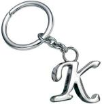 Blue Aura Jakha Silver Metal Alphabet Letter K Special Gift Key Chain St0038 Key Chain