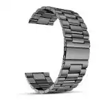 GRIPP Malleable Brushed Metal Watch Band Strap with Quick Release Claps Compatible with Smart Watch 40/41 mm Series 1/2/3/4/5/6/7/SE with Removal-Link Tool 41 mm Stainless Steel Watch Strap (Black)