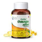 Fytika Omega 1000 - For Heart, Brain, Joint, Muscle Support, EPA 360 MG + DHA 240 MG, Omega Fatty Acids 400 MG, For Men, Women - 30 Capsules