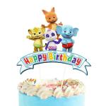 Festiko Word Party Cake Topper 8.0 Inch Birthday Handmade Topper And Children Education Party Supplies
