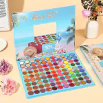 Roslet Ultimate 99 Pigmented Colors Bronze Girl Eyeshadow Palette Long Wearing And Easily Blendable Multicolor