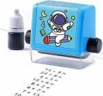 MyHomesWorld Teaching Digital Maths Number Roller Stamp with Ink for Multiplication