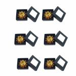 A V Gifts And Handicrafts Brass And Copper Made 3 Inch Diya Pack Of 6 With Separate Separate Display Box Packing