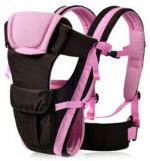 Ocean Count Pink 4 in 1 Adjustable Nylon and Cotton Baby Carrier