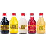 Dhampur Green Mocktails Variety Pack , Lemon Ice Tea | Kerala Pineapple | Citrus Litchi | Pomegranate Salt | Ginger Ale , Pack of 5 Each 300ml