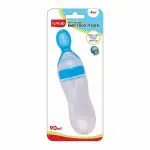 Luvlap Blue Silicone Spoon with Squeezy Feeder bottle 90ml