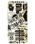 Mobiera Travel Design Printed Back Cover Case For Xiaomi Redmi Note 5 Pro