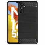 Fastship Silicone Hybrid Rubber Case Back Cover for SAMSUNG Galaxy M14 5G - Black