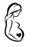 CVANU Pregnancy Mom Vinyl Wall Sticker for Wall Decor