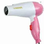 GEETA 1000 Watts Foldable Hair Dryer for Man and Women, Multicolor