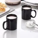 LOVEUNLIMITED pipe Microwave safe 180 ml Tea/Coffees (Set of 2) Ceramic Coffee Pipe Ceramic Coffee Mug  (180 ml, Pack of 2)