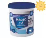 Magic Paints Heat Guard Solar Reflective Roof Coating |Summer Cool Roof | Heat Resistance Paint | High Sri Terrace Cooling Paint Summer Cool Roof | Sun Reflective Paint for Roof | Heat Reflective (2 Liters)
