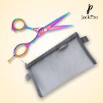 Doberyl jackPro Stainless Steel Professional Salon Barber Hair Cutting Scissors Hairdressing Styling Tool (Rainbow)