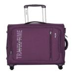 TRAVEL TIME Paris Soft Luggage Trolley | Large | Purple Colour