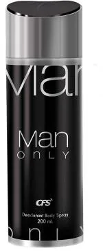 CFS Man Only Black Deodorant Long Lasting Best Deo For Men, 200 Ml