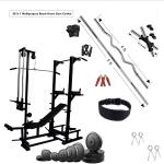 Body Maxx Pvc Coated 70 Kg Home Gym Bench Eqipments And Combo Kit