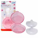 Adore Embrace Premium Super Soft Silicon Breast Shield with Storagr Case-1 Pair