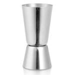 AYURVEDACOPPER Stainless Steel Bar Tools Bar Accessories Double Sided Jigger Set Cocktail Measure Shot Glass Peg Measure 30 (1 Oz) & 60ML (2 Oz)