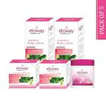 Eloway Body Lotion 2(100ml) + Moisturizing Cold Cream 2(50g)+Petroleum Jelly(100g) For Soft and Smooth Skin Combo Pack of 5