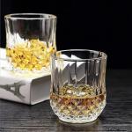 DROPANY Water Glass Set & Juice Glass Drinking Glasses Set of 6 Pieces (Rajwadi Glass)