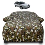 Mockhe Tata Indigo Marina Car Cover with Mirror Pocket and Soft Cotton Lining,Waterproof Tata Indigo Marina Car Body Cover, Army Print