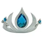 SYGA Elsa Flame Children Girl Baby Crown Headband, Baby Photo Shoots, Full Moon For 1 Year Old Baby Crown Head Hair Accessories (Silver)