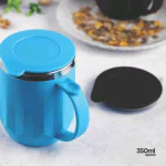 MIRANSHI ENTERPRISE APEX AMAZE STEEL CUP (350 ML) PACK OF 2 MULTICOLOR