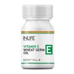 Inlife Vitamin E Oil With Wheat Germ Oil Essential Supplement 400 Iu Liquid Filled 60 Capsules 