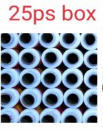 FNG useful thread (Thread Reel 25 pcs Box)100% Spun Polyester Sewing Thread 25 Tubes (1 Shades 25Tube Each) Thread/ Dhaga 25 Pcs Sewing Threads Spools with WHITE Colour Design,150M Each