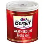 Berger White Weathercoat Solar Reflective Roof Coating Paint White - 1 Litre