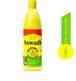 Aswadh Pure Coconut Oil Pack of 2 (500ml) Used for Cooking, Skin care and Hair care