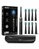 AGARO Cosmic Plus Max Sonic Electric Toothbrush Black