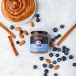 Daarzel Zero Sugar - Almond Butter Blueberry Cinnamon bun flavoured | Vegan | Gluten free | Keto friendly | NON GMO | Low carb | 200g