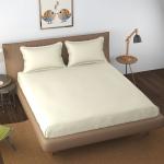 Florida Shades Bedsheet for King Size Bed with Pillow Covers and Made of Cotton with Solid Color