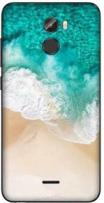 aadia Gionee X1 Matte Vinyl Waves Printed Mobile Skin Sticker with Scratch Resistant Lamination