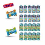 Clumsy Candy - Mixed Combo Pack of 20 Jars (2X10) - Orange and Imli flavor, 170 candies/ jar