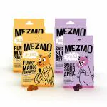 Mezmo Funky Mango Pineapple and Sweetly Sour Apple Natural Fruit Sugar Soft Jelly 192g (Pack of 4)