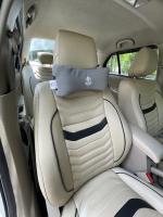 MRRON BREEZE Series Memory Foam Head Rest Cushion For Car or Office Chair- Neck Pillow (Grey)