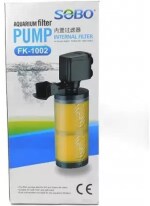AKSHAT ENTERPRISES SOBO PUMP Aquarium Internal Filter FK-1002 Power Aquarium Filter (Mechanical Filtration for Salt Water and Fresh Water)