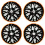 PRIGAN Omni Black Orange Wheel Cover 12
