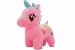 Crispy Toys Small Pink Unicorn Soft Toy, Baby Toys, Soft Toys for Kids, Soft Toys for Girls, Soft Toys for Baby Girl, Birthday Gift for Girls, Birthday Gift for Girls, Gift Item, (32 cm)