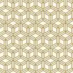 ORNER 3D Geometric Modern Design Wallpaper for Walls Non- Adhesive Wallpaper | Wall Paper for Wall Decor | Wall Stickers for Bedroom (56 Sq Ft.1 Roll) Yellow MOSCHINO_ALC133