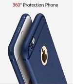 EDGEKART Apple iPhone 6 Plus Blue Rubber Soft Silicone with Anti Dust Plug Shockproof Slim Back Case Cover,MOBILE COVER|FLIP COVER| BACK COVER| MOBILE COVER|MOBILE CASE