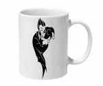 Mooch Wale Joker And Harley Quinn Kiss Ceramic Mug