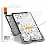 Spigen Transparent Tempered Glass Touch Sensitive, Anti-Shatter, Anti-Fingerprint, Bubble Proof and Scratch Resistant Screen Protector 24.26 x 17.35 x 0.03 cm