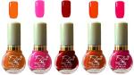 OUR Beauty Multicolor Extra Shine Long Wear Durable Nail Polish Vk24, 30 ml (Pack Of 5)