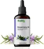 Edith Naturals Rosemary Essential Oil | Hair Growth, Skin, Face | Pure, Organic & Undiluted (100 ml)